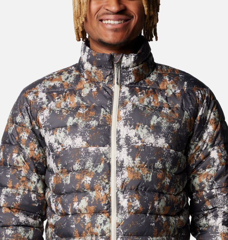 Veste Isolée avec Imprimé Powder Lite II Homme, Color: Dark Stone Timberwild Print, image 4