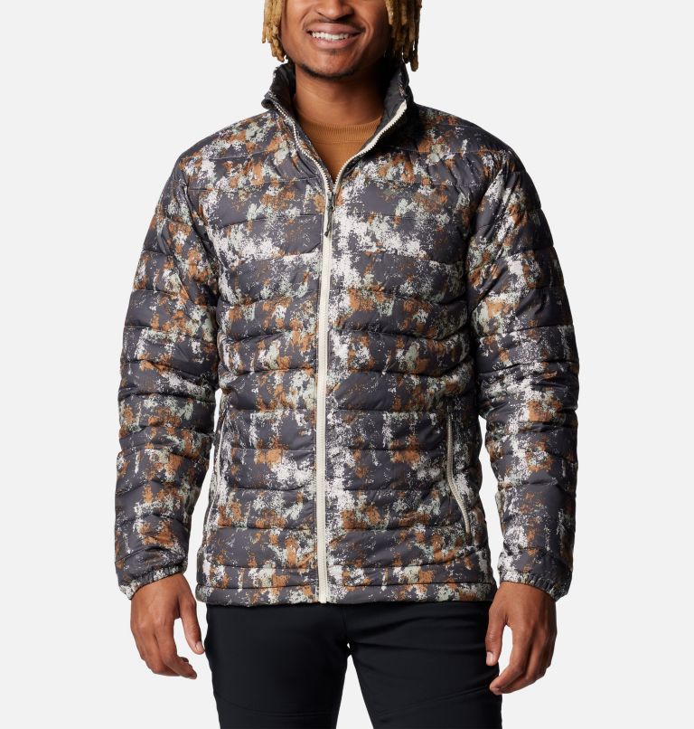 Veste Isolée avec Imprimé Powder Lite II Homme, Color: Dark Stone Timberwild Print, image 8