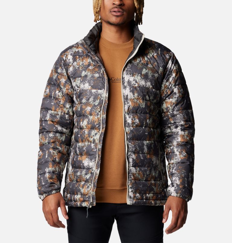 Veste Isolée avec Imprimé Powder Lite II Homme, Color: Dark Stone Timberwild Print, image 1
