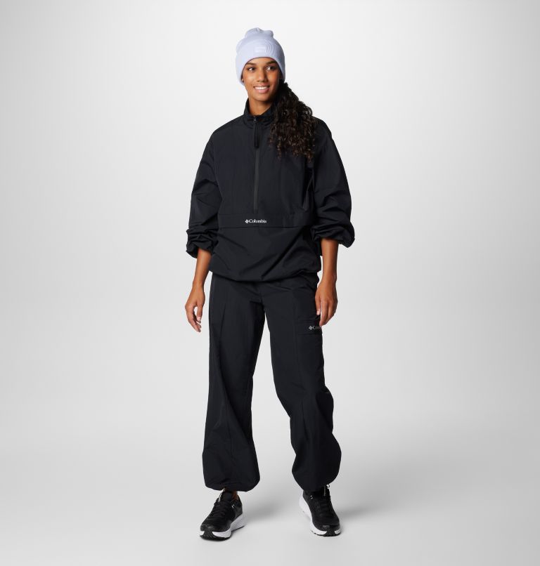Women's Boundless Adventure Packable Anorak, Color: Black, image 3