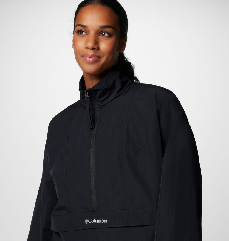 Women's Boundless Adventure Packable Anorak, Color: Black, image 5