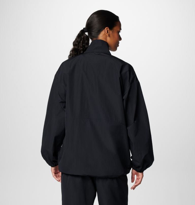 Women's Boundless Adventure Packable Anorak, Color: Black, image 2
