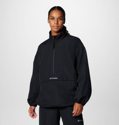 Quarter zip windbreaker womens hot sale