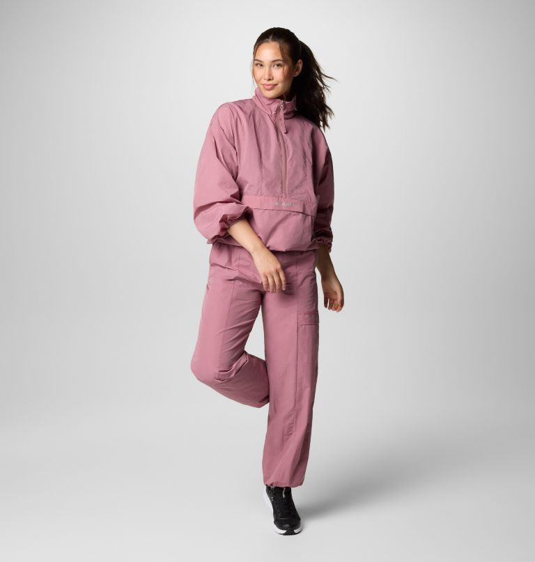 Anorak fácil de guardar Boundless Adventure para mujer, Color: Fig, image 3