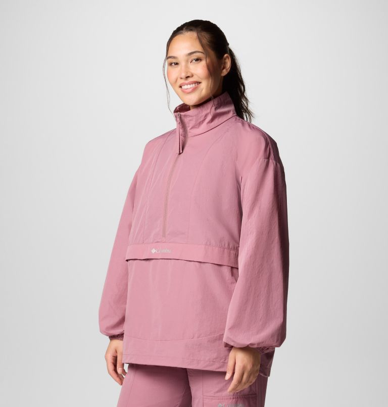 Anorak fácil de guardar Boundless Adventure para mujer, Color: Fig, image 4
