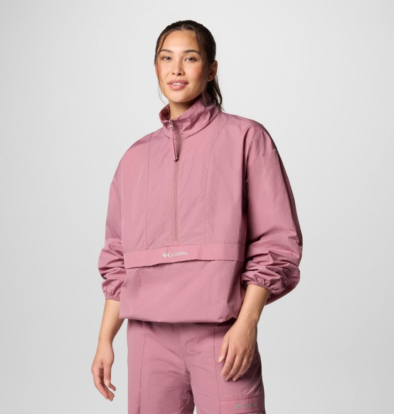 Anorak fácil de guardar Boundless Adventure para mujer, Color: Fig, image 9