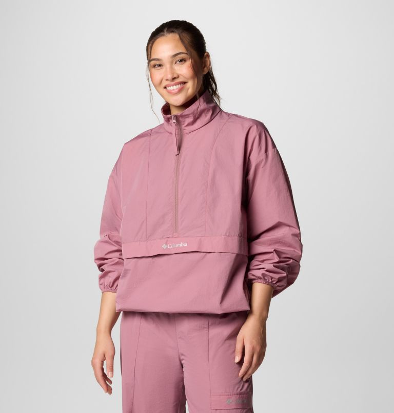 Anorak fácil de guardar Boundless Adventure para mujer, Color: Fig, image 10