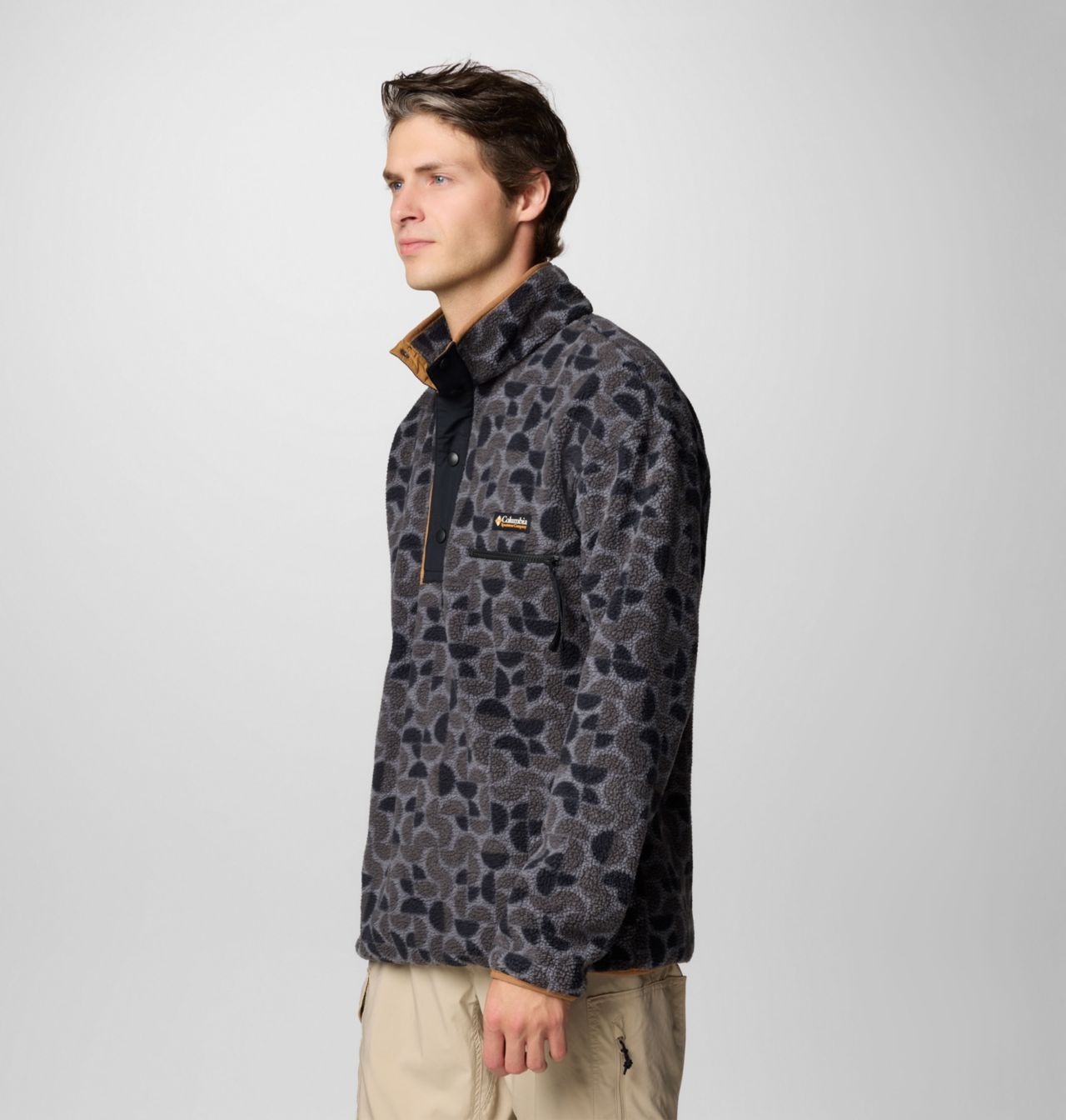 Men's Helvetia™ II Printed Half Snap Printed Fleece Pullover | 010 | S 5