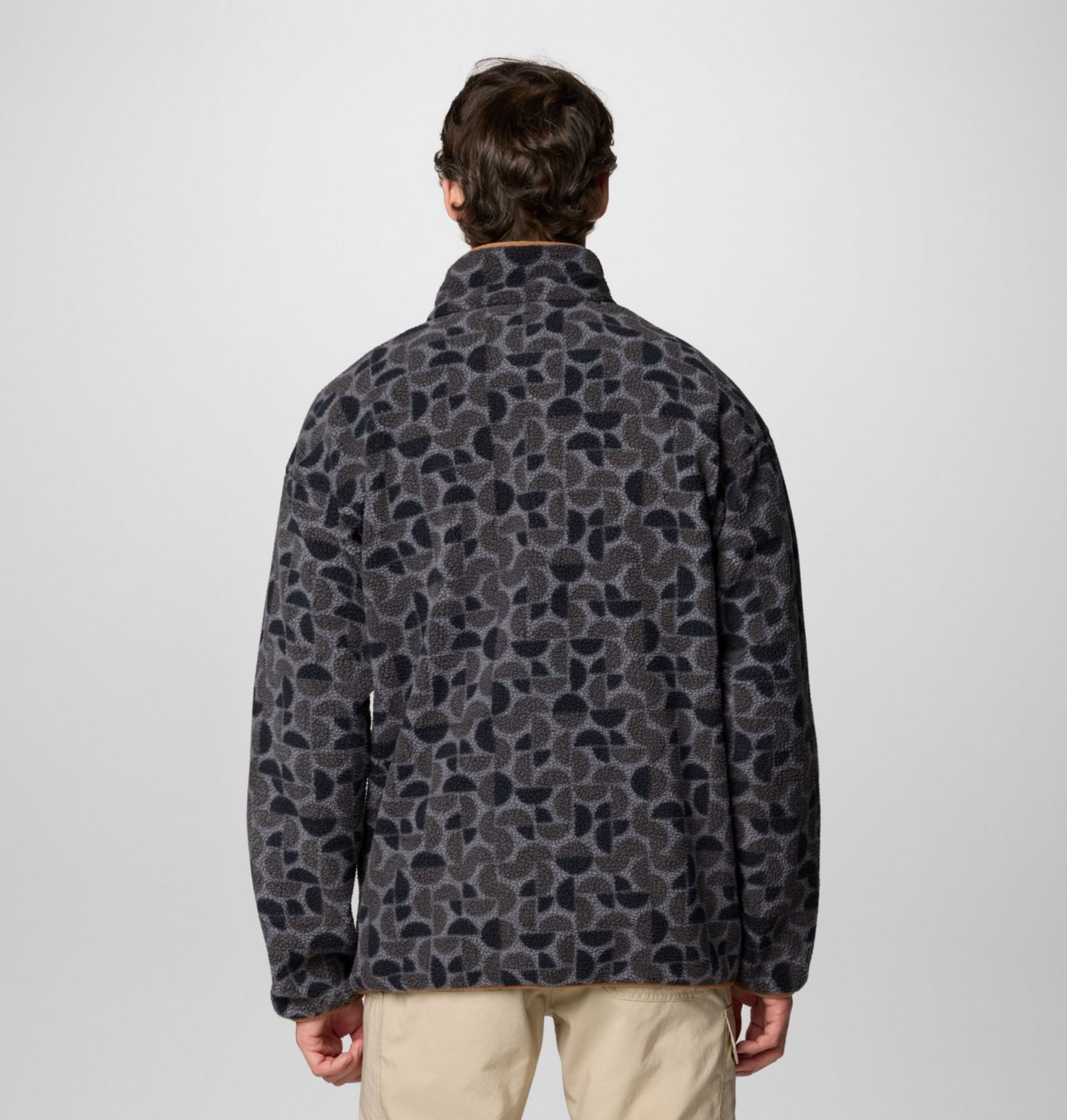 Men's Helvetia™ II Printed Half Snap Printed Fleece Pullover | 010 | S 3