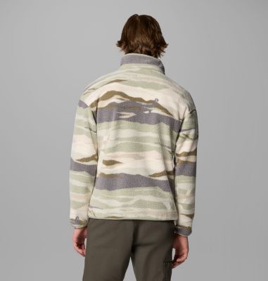 Helvetia Half Snap Fleece mit Print für Männer, Color: Safari Rouge Valley, image 35