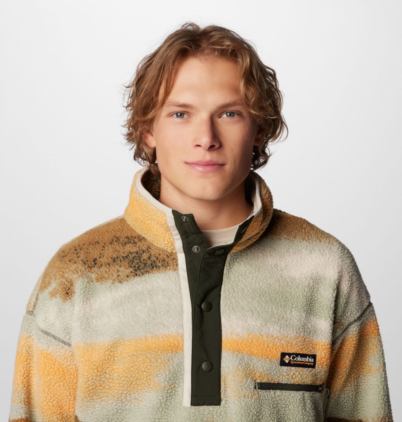 Men's Helvetia™ II Printed Half Snap Printed Fleece Pullover 6