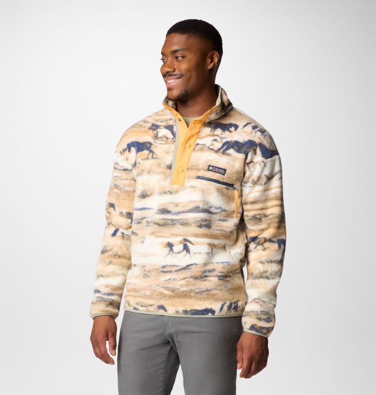 Men's Helvetia II Printed Half Snap Printed Fleece Pullover Men's Helvetia II Printed Half Snap Printed Fleece Pullover