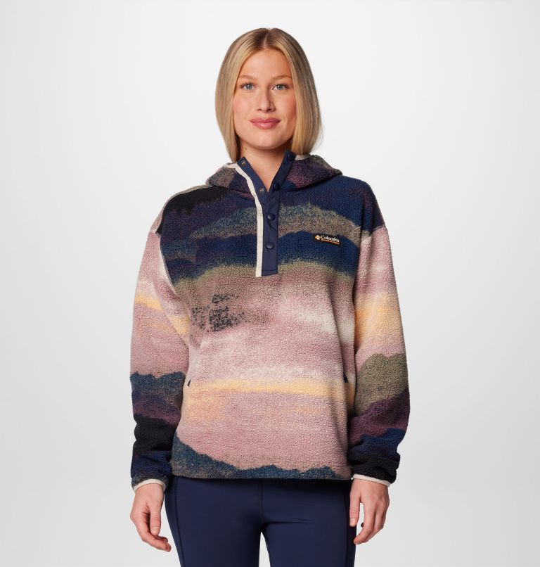 Women s Helvetia II Sherpa Fleece Printed Hoodie