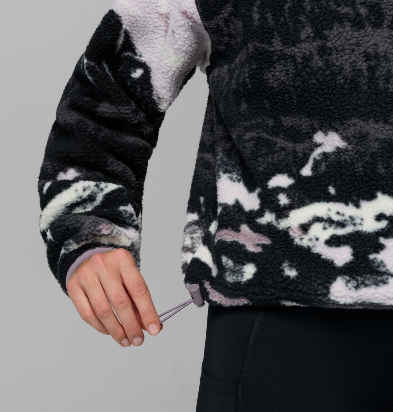 Women's Helvetia™ II Printed Cropped Half Snap Fleece Pullover | 554 | L 6