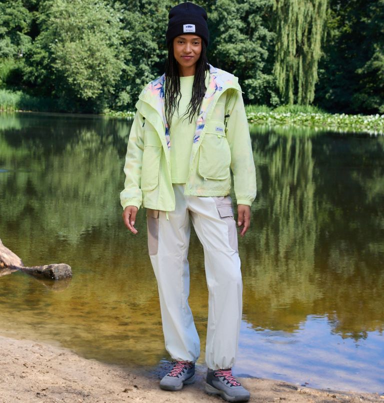 Women's PFG Open Water Trousers, Color: Stone, Crushed Clay, image 9