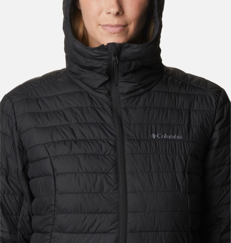 Women's Silver Falls II Hooded Insulated Jacket, Color: Black, image 4