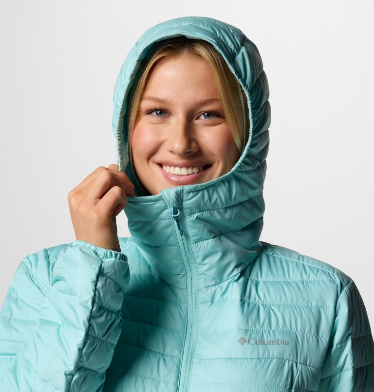 Chaqueta aislante con capucha Silver Falls II para mujer, Color: Spray, image 4