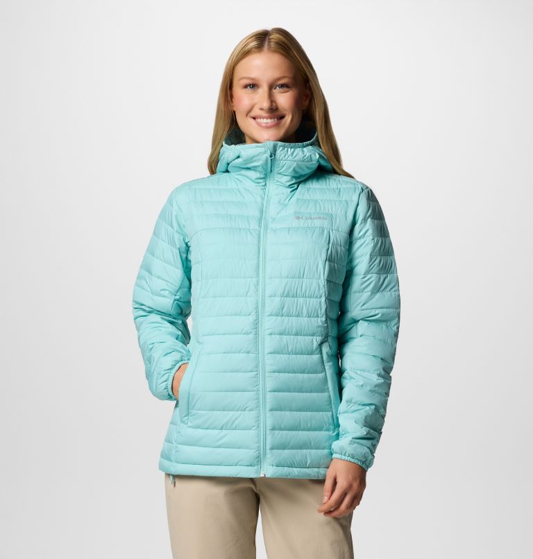 Chaqueta aislante con capucha Silver Falls II para mujer, Color: Spray, image 1