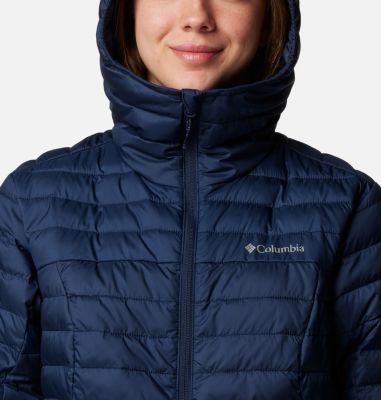 Women's Silver Falls II Hooded Insulated Jacket, Color: Collegiate Navy, image 16