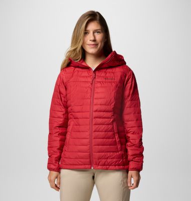 Chaqueta aislante con capucha Silver Falls II para mujer, Color: Daredevil, image 1