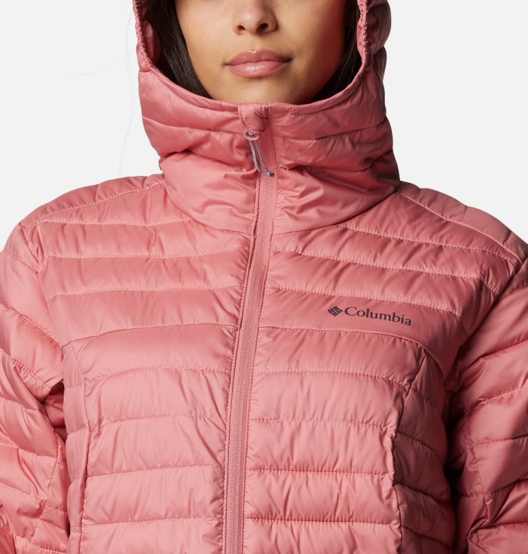 Chaqueta aislante con capucha Silver Falls II para mujer, Color: Pink Agave, image 4