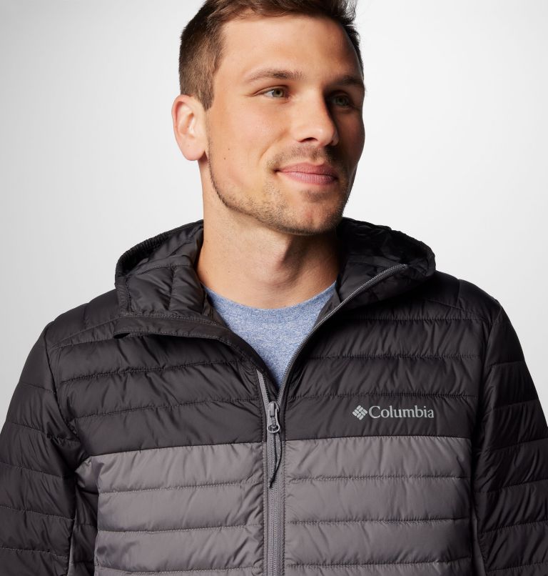 Men's Silver Falls II Hooded Jacket, Color: City Grey, Shark, image 5
