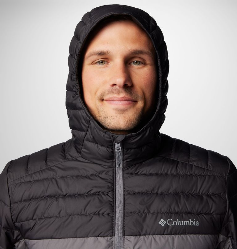 Men's Silver Falls II Hooded Jacket, Color: City Grey, Shark, image 7