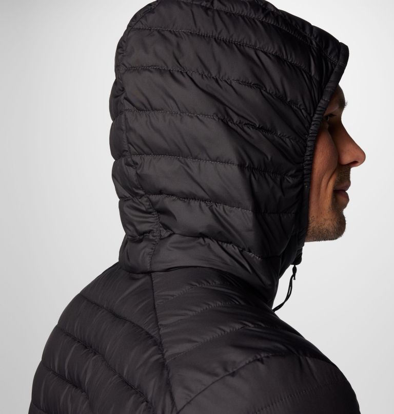 Men's Silver Falls II Hooded Jacket, Color: City Grey, Shark, image 8