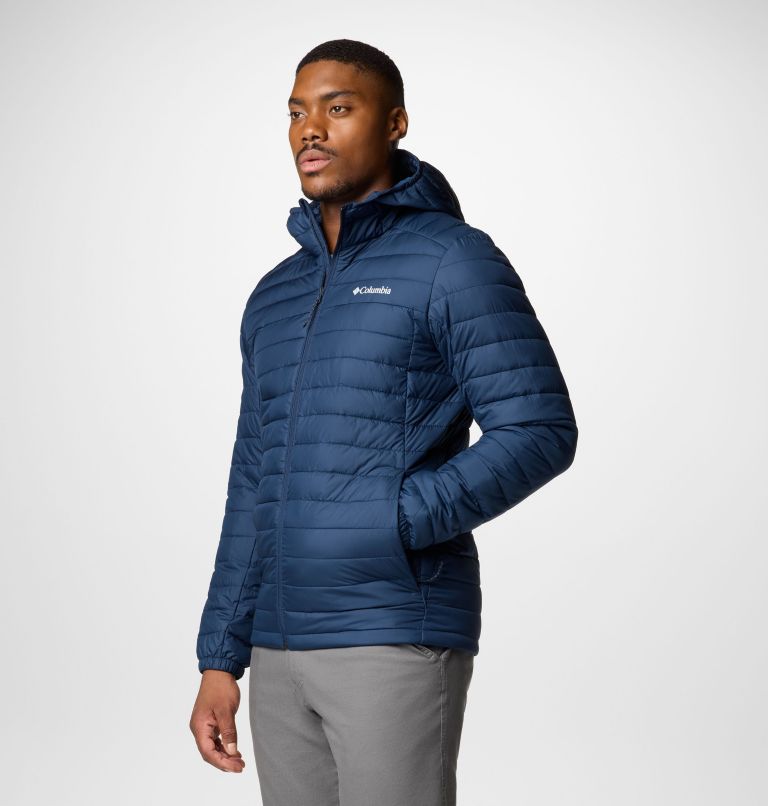 Men's Silver Falls II Hooded Jacket, Color: Collegiate Navy, image 4