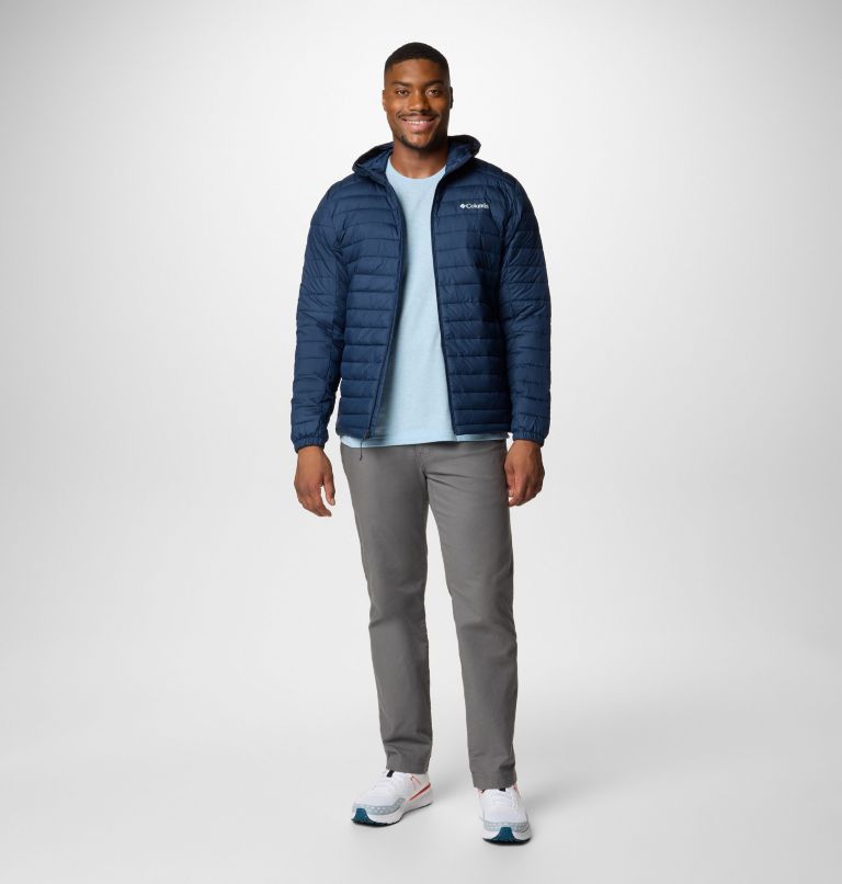 Men's Silver Falls II Hooded Jacket, Color: Collegiate Navy, image 2