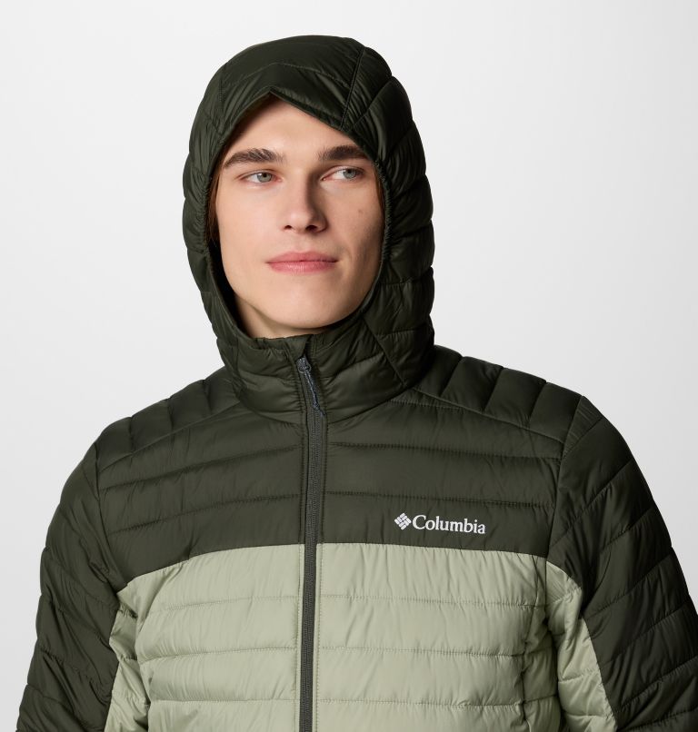 Veste Isolée à Capuche Silver Falls II Homme, Color: Safari, Greenscape, image 4