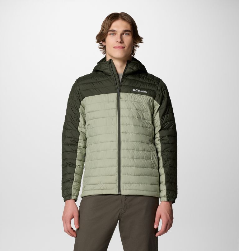 Veste Isolée à Capuche Silver Falls II Homme, Color: Safari, Greenscape, image 1