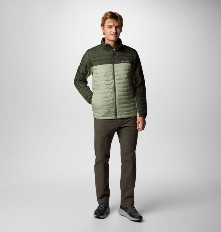 Men's Silver Falls II Jacket, Color: Safari, Greenscape, image 2