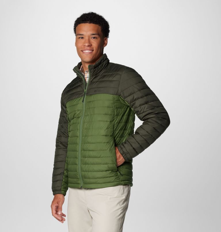 Men's Silver Falls II Jacket, Color: Canteen, Greenscape, image 4