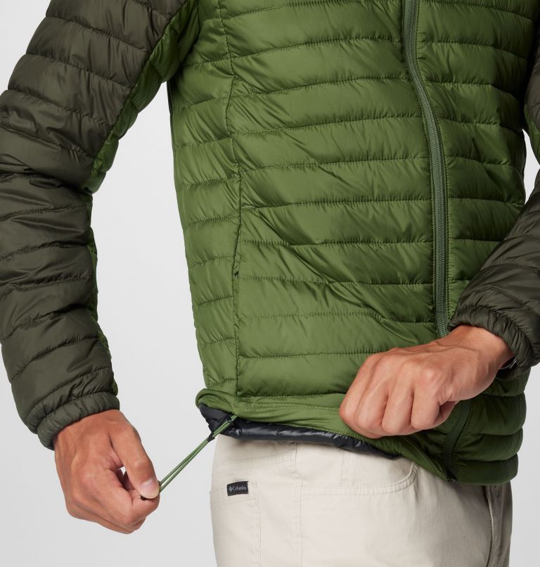 Men's Silver Falls II Jacket, Color: Canteen, Greenscape, image 6