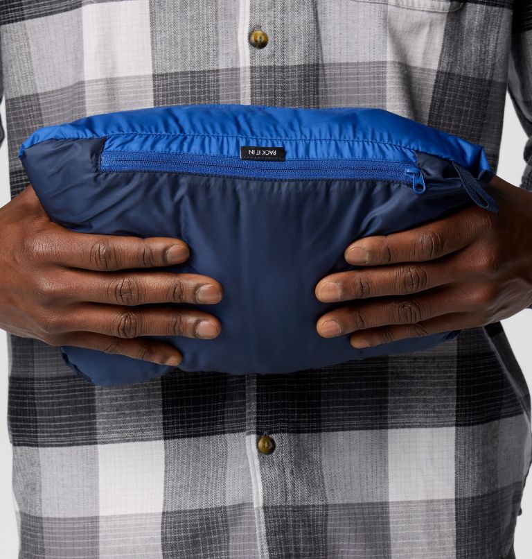 Men's Silver Falls II Jacket, Color: Mountain Blue, Collegiate Navy, image 8