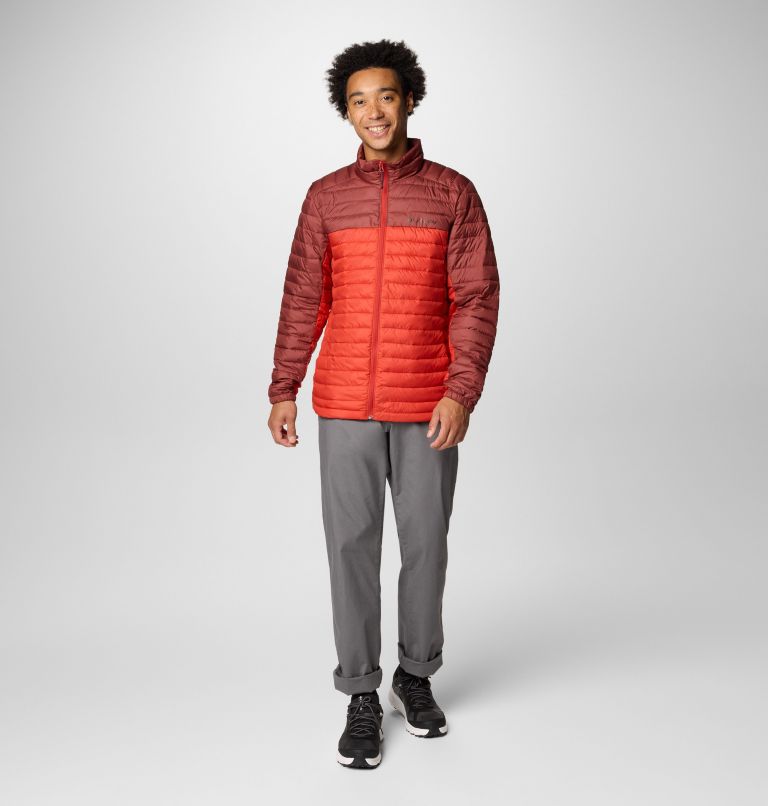 Men's Silver Falls II Jacket, Color: Sail Red, Spice, image 3