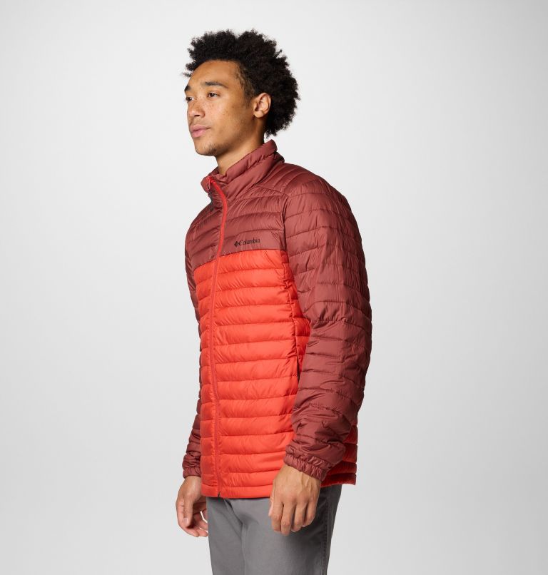 Men's Silver Falls II Jacket, Color: Sail Red, Spice, image 4