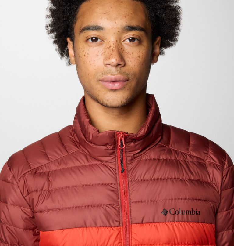 Men's Silver Falls II Jacket, Color: Sail Red, Spice, image 5