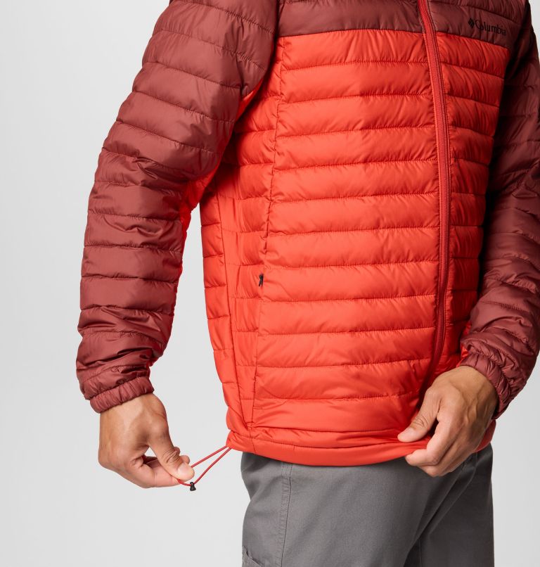 Men's Silver Falls II Jacket, Color: Sail Red, Spice, image 7