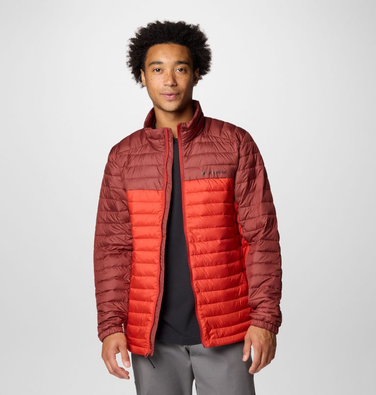 Men's Silver Falls II Jacket, Color: Sail Red, Spice, image 8