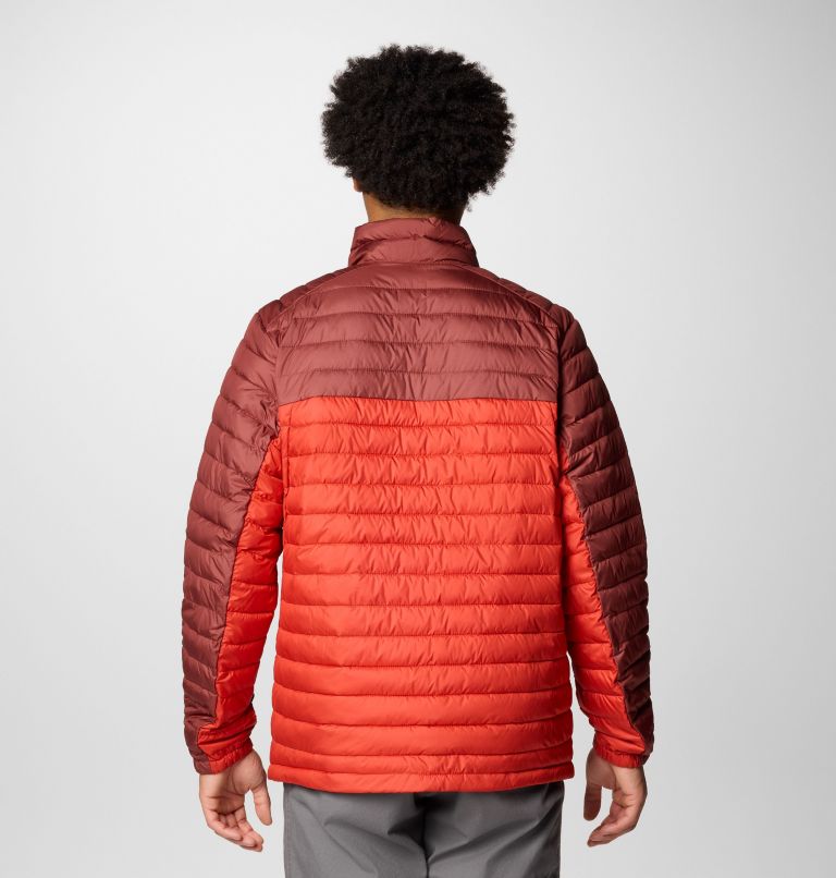 Men's Silver Falls II Jacket, Color: Sail Red, Spice, image 2
