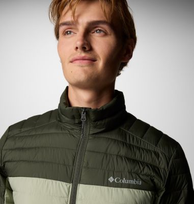 Men's Silver Falls II Packable Insulated Jacket, Color: Safari, Greenscape, image 8