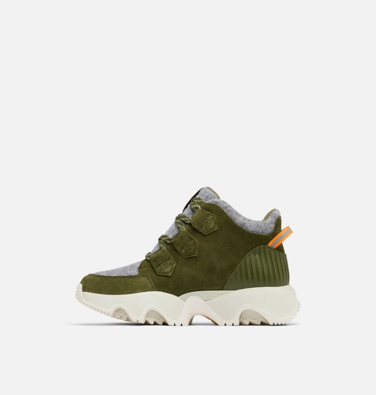 Women's KINETIC IMPACT CARIBOU PLUS Waterproof sneaker Boots, Color: Utility Green, Light Aloe, image 4