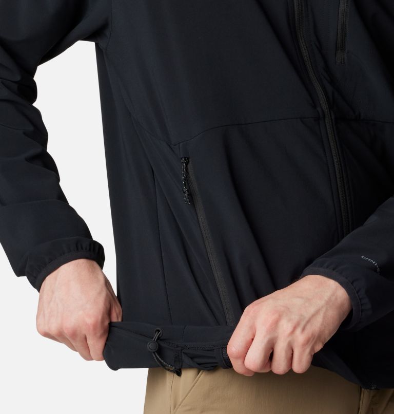 Men's Triple Canyon Softshell Hiking Jacket, Color: Black, image 6