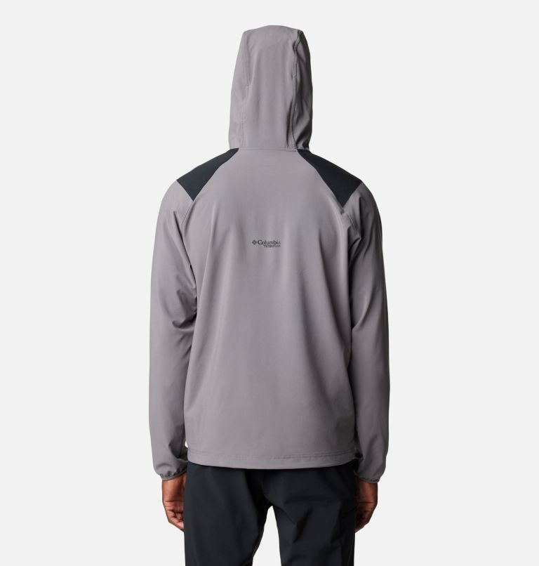 Men's Triple Canyon Softshell Hiking Jacket, Color: City Grey, image 2