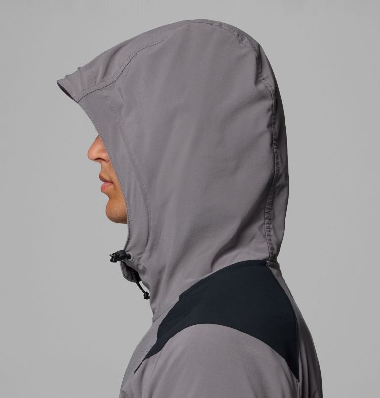 Chaqueta de senderismo softshell Triple Canyon para hombre, Color: City Grey, image 8