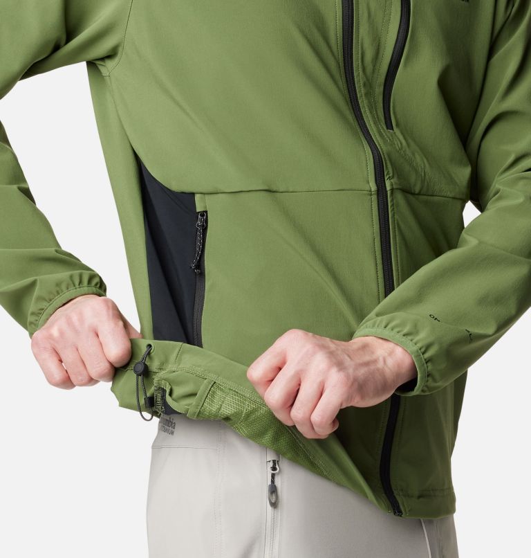Men's Triple Canyon Softshell Hiking Jacket, Color: Canteen, image 7