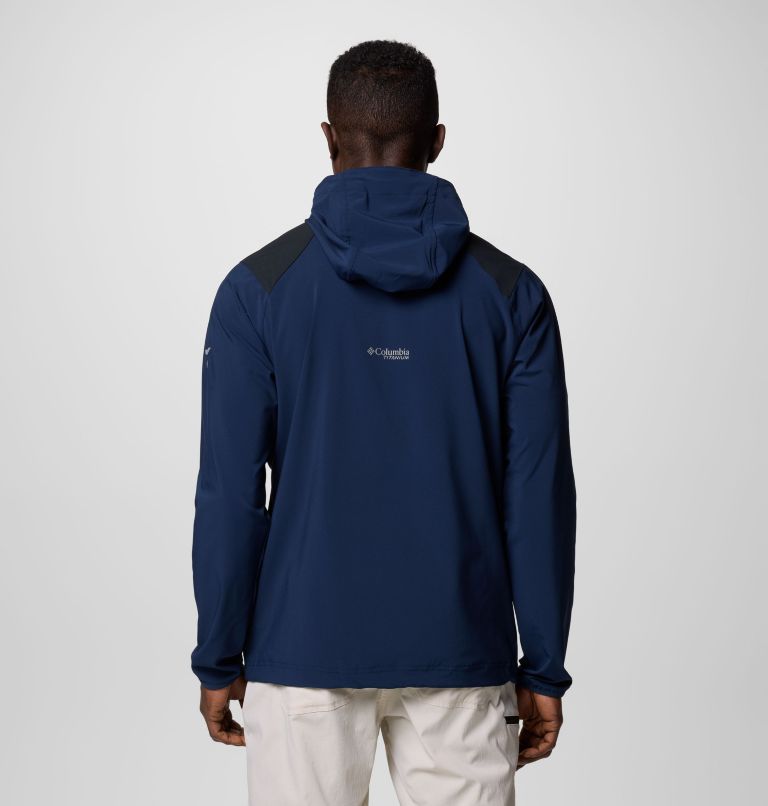 Giacca softshell da hiking Triple Canyon da uomo, Color: Collegiate Navy, Black, image 2