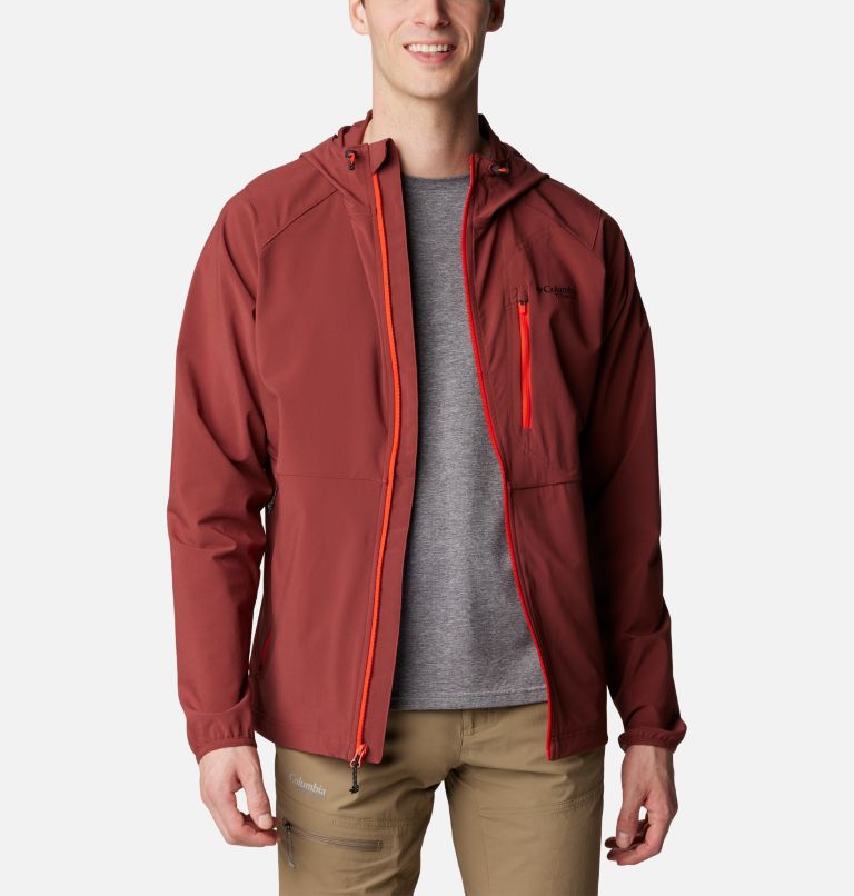 Men's Triple Canyon Softshell Hiking Jacket, Color: Spice, image 7